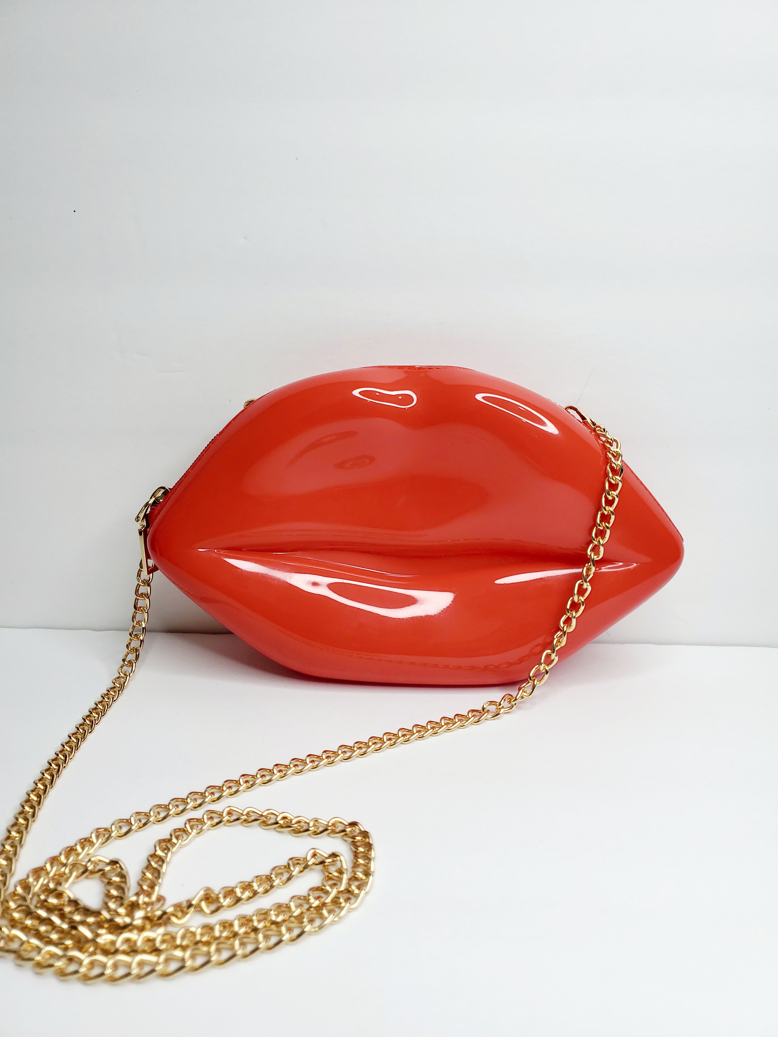 Glamorous Lip-shaped Cosmetic Bag - Perfect for Travel and Makeup  Organization